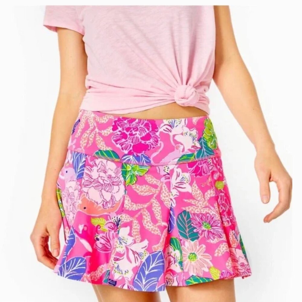 Lilly Pulitzer Rosalla Skort BCRF Pink Isle Best Of Friends M